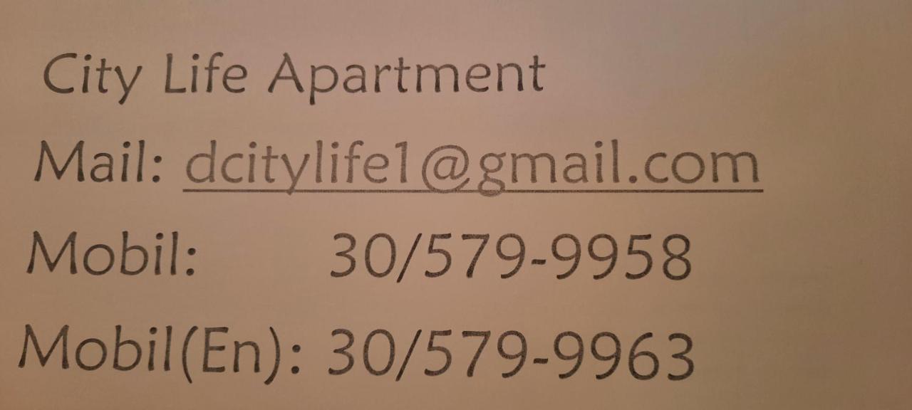 City Life Apartment Debrecen Bagian luar foto
